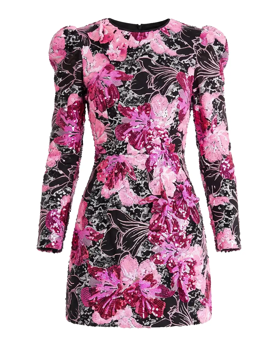 HELSI Blaine Floral Sequin Mini Dress | Thumbnail 2 HELSI Blaine Floral Sequin Mini Dress | Thumbnail 2