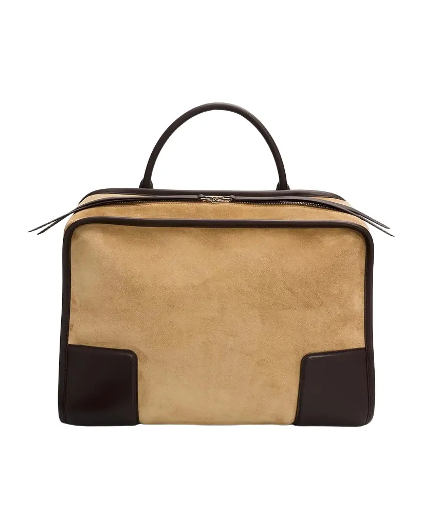 Loewe Men's Amazona 180 XL Suede Top Handle Bag | Image 1 Loewe Men's Amazona 180 XL Suede Top Handle Bag | Image 1
