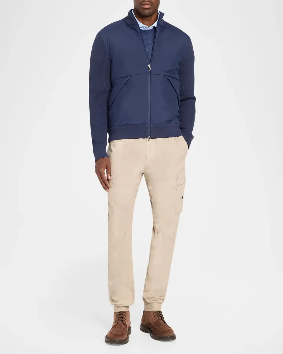 Polo Ralph Lauren Men's Cotton-Blend Insulated Zip-Front Sweater | Thumbnail 2