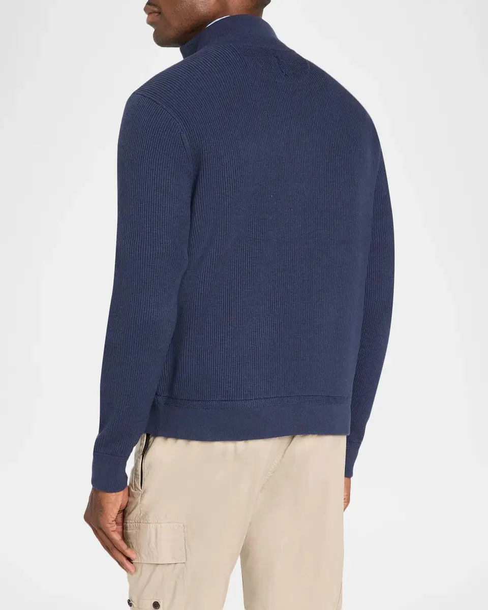 Polo Ralph Lauren Men's Cotton-Blend Insulated Zip-Front Sweater | Thumbnail 3