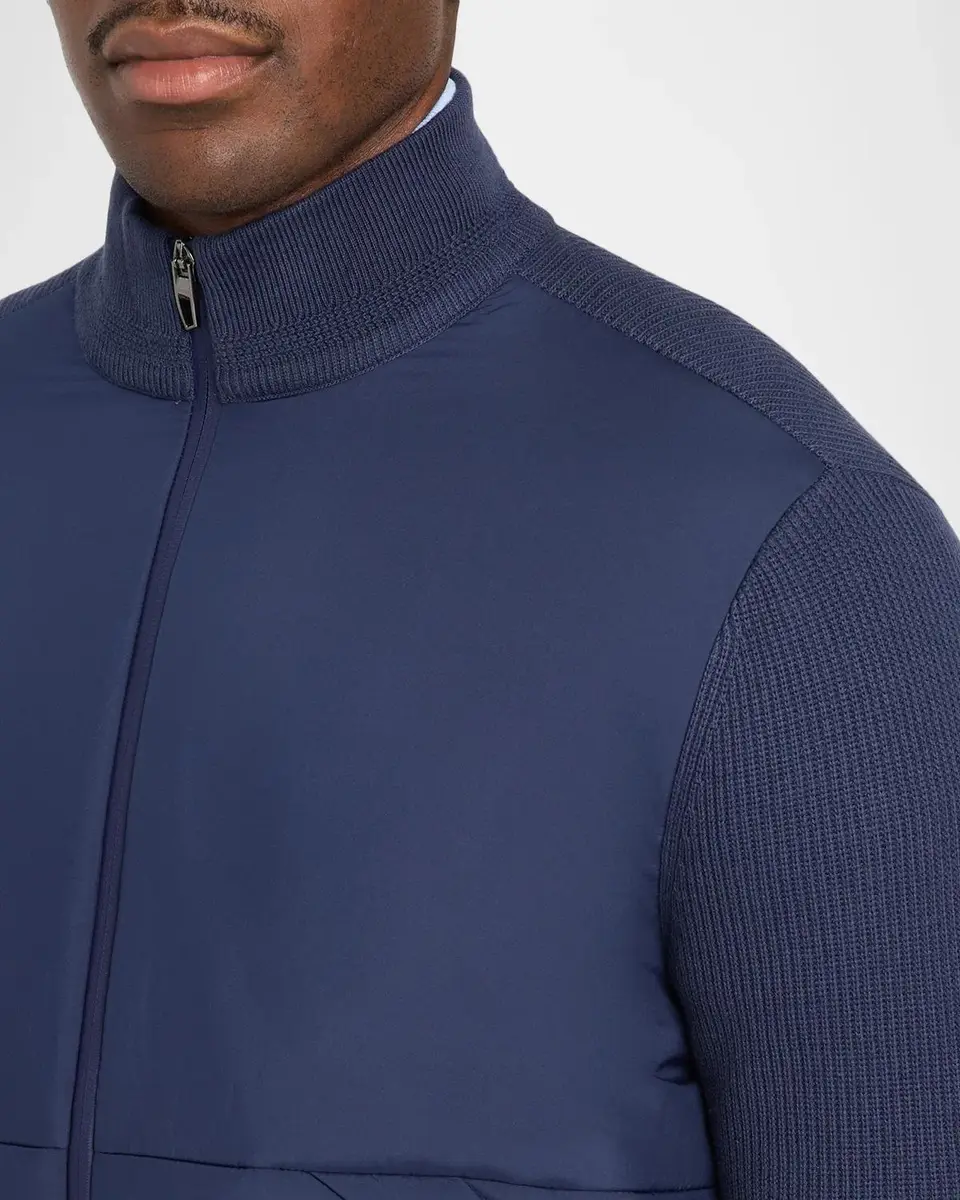 Polo Ralph Lauren Men's Cotton-Blend Insulated Zip-Front Sweater | Thumbnail 5