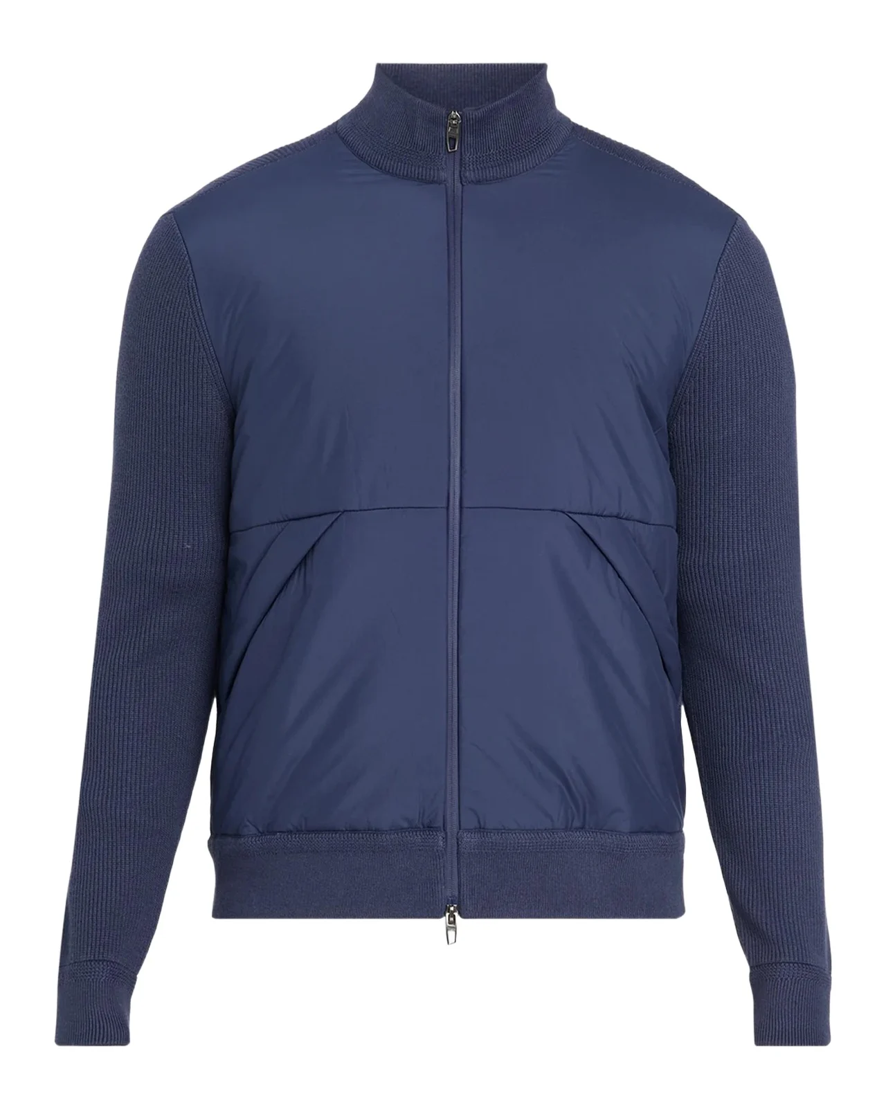 Men's Cotton-Blend Insulated Zip-Front Sweater Men's Cotton-Blend Insulated Zip-Front Sweater