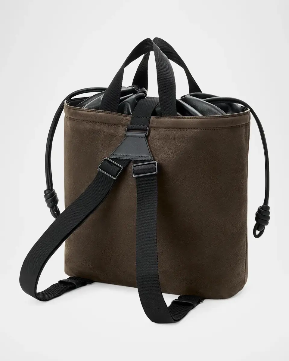 Loewe Men's Squad Nubuck & Leather Backpack | Thumbnail 7 Loewe Men's Squad Nubuck & Leather Backpack | Thumbnail 7
