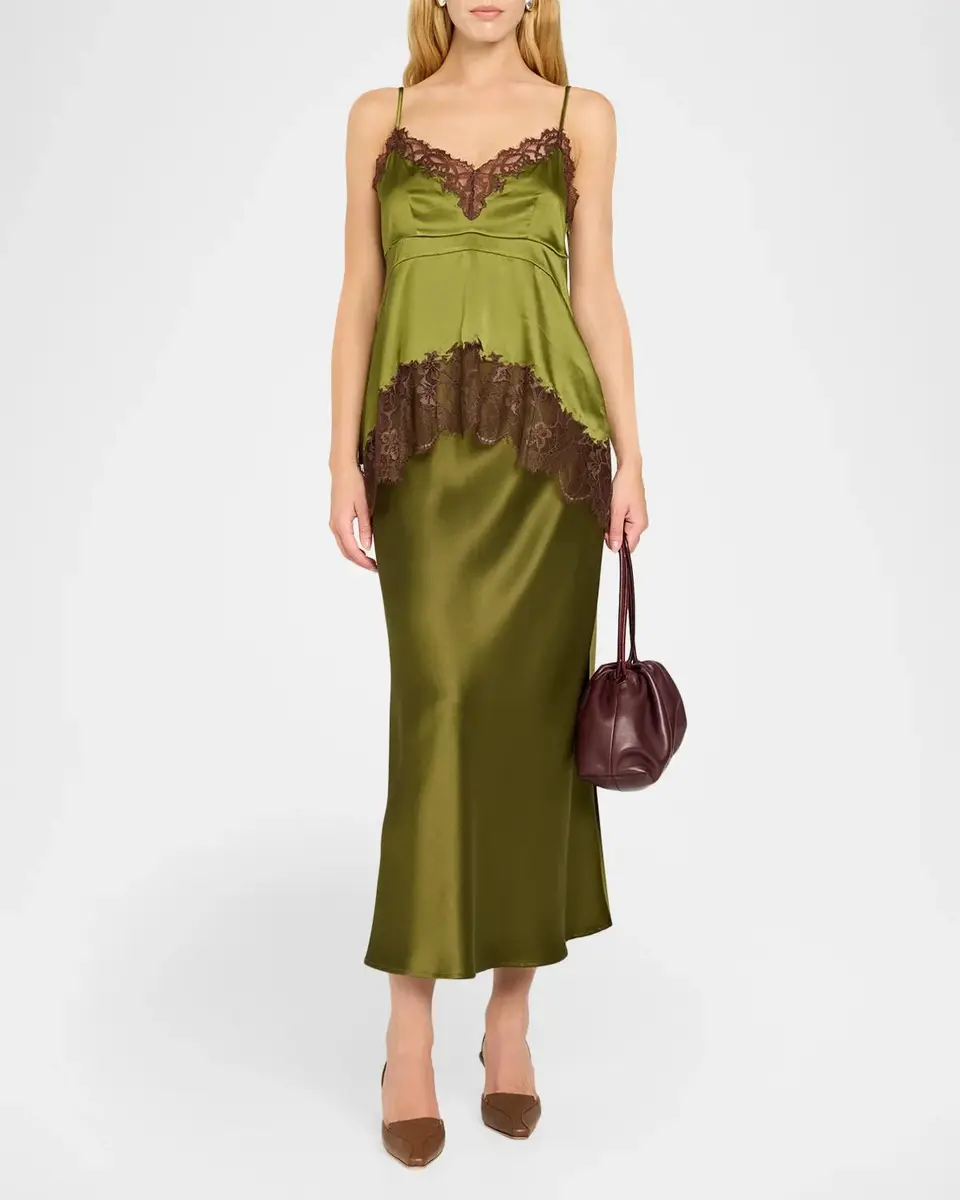 Staud Lina Silk Tank Top | Thumbnail 2 Staud Lina Silk Tank Top | Thumbnail 2