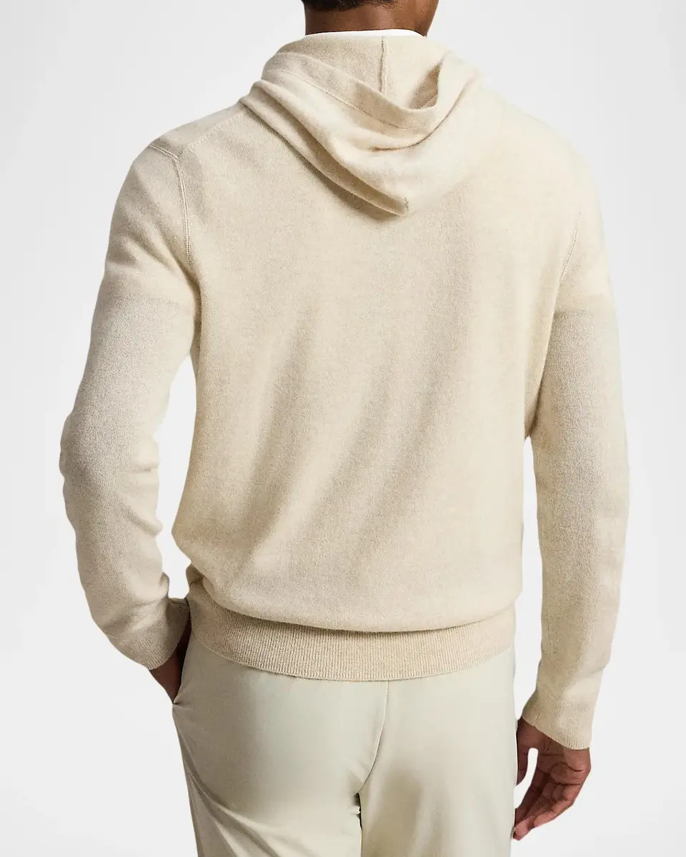 Polo Ralph Lauren Washable Cashmere Knit Hoodie | Thumbnail 3 Polo Ralph Lauren Washable Cashmere Knit Hoodie | Thumbnail 3