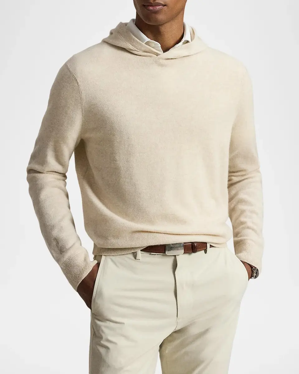 Polo Ralph Lauren Washable Cashmere Knit Hoodie | Thumbnail 4 Polo Ralph Lauren Washable Cashmere Knit Hoodie | Thumbnail 4