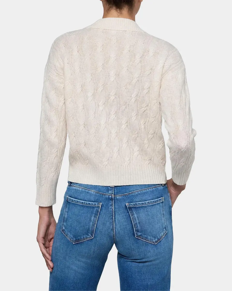 L'Agence Cable-Knit Wool Sweater | Thumbnail 3 L'Agence Cable-Knit Wool Sweater | Thumbnail 3
