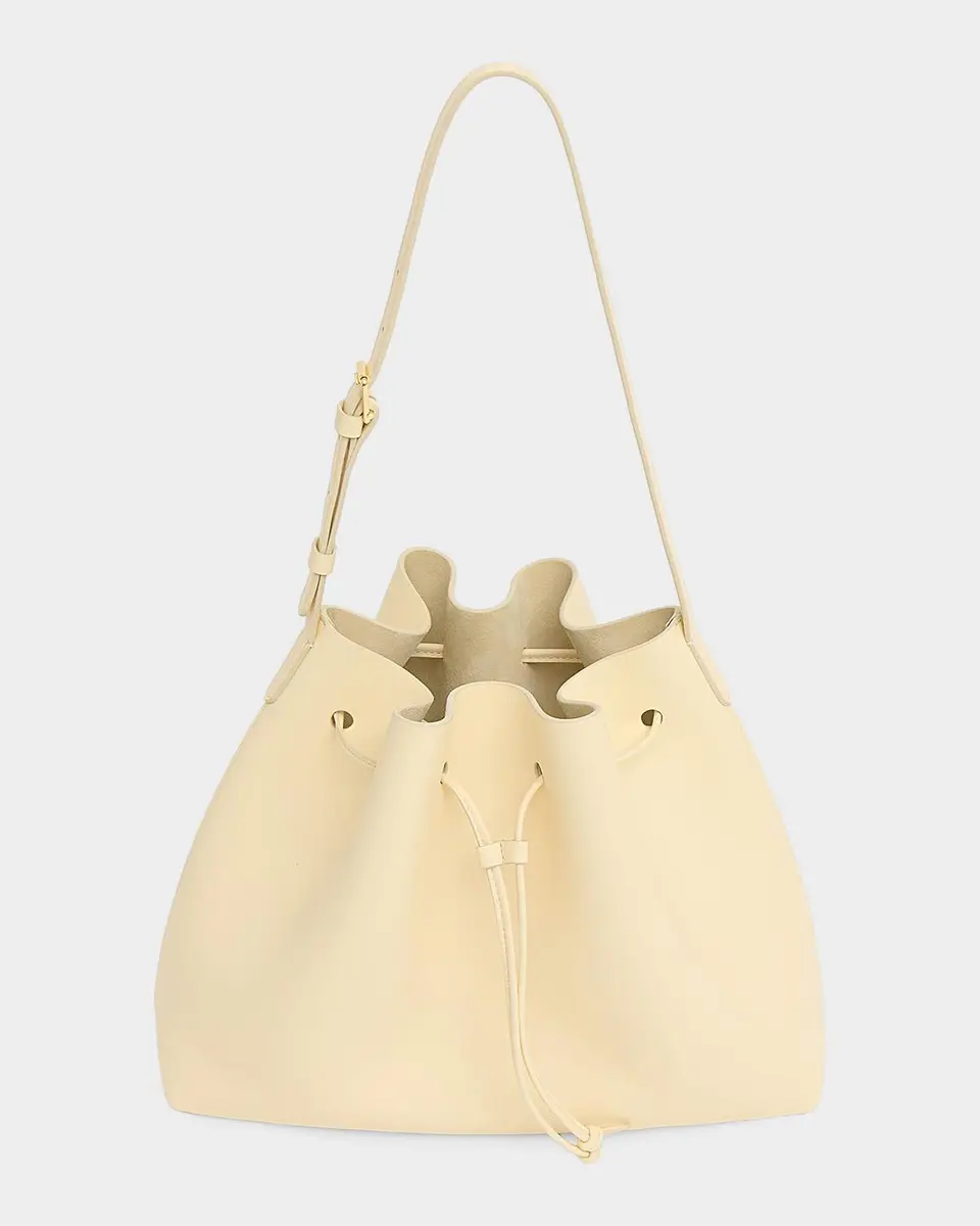 MANSUR GAVRIEL Secchio Leather Crossbody Bag | Thumbnail 3 MANSUR GAVRIEL Secchio Leather Crossbody Bag | Thumbnail 3