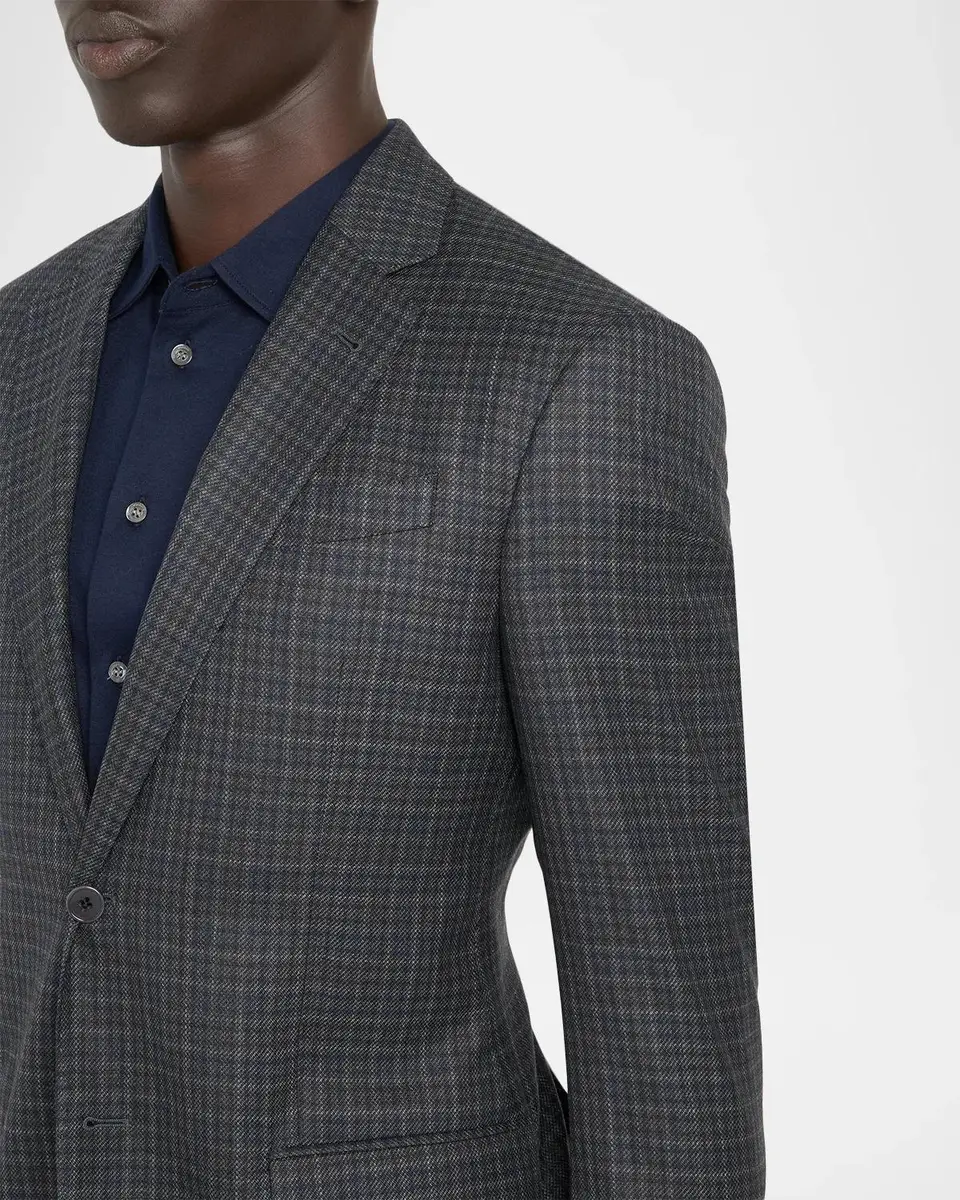 Emporio Armani Blur Box Checked Wool Sport Coat | Thumbnail 5 Emporio Armani Blur Box Checked Wool Sport Coat | Thumbnail 5