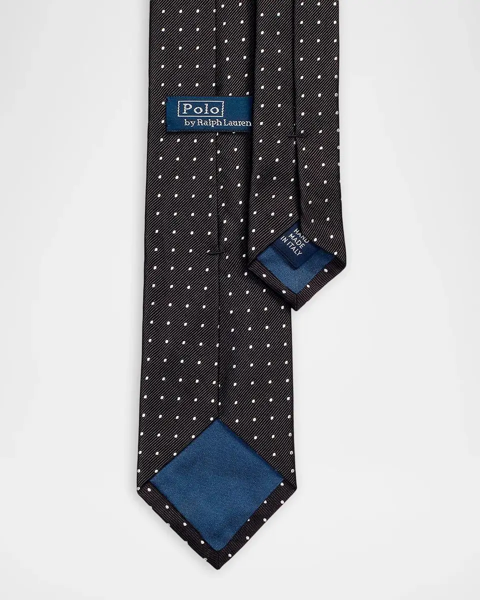Polo Ralph Lauren Men's Pindot Silk Tie | Thumbnail 2 Polo Ralph Lauren Men's Pindot Silk Tie | Thumbnail 2