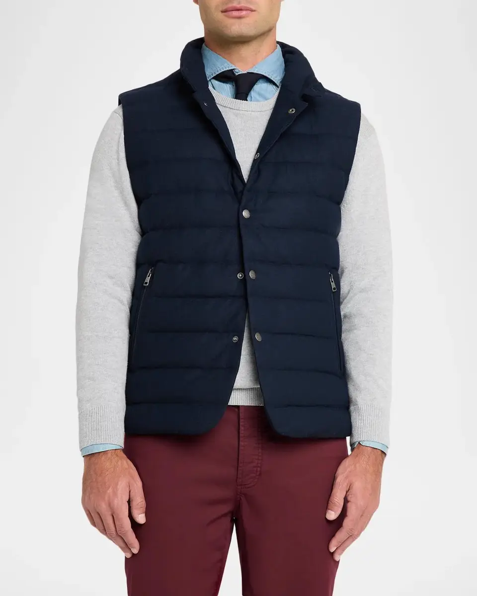 Polo Ralph Lauren Stanwood Wool-Blend Brushed Down Vest | Thumbnail 4