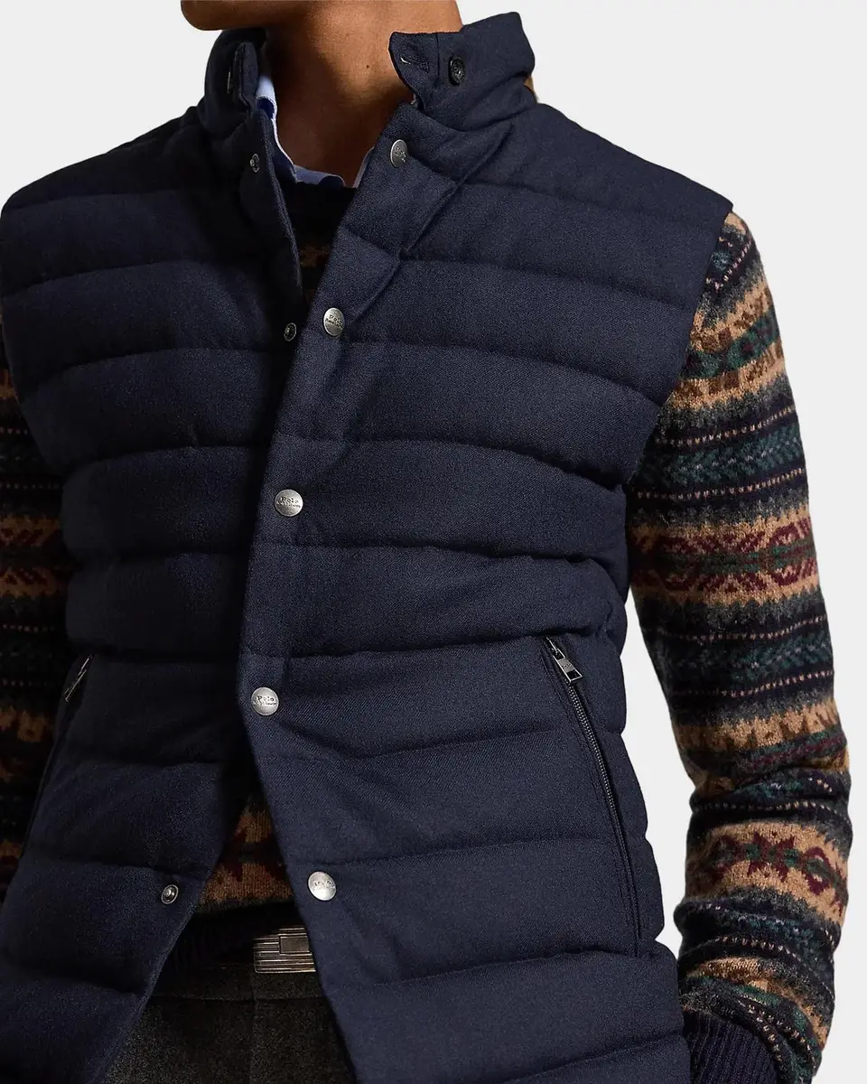 Polo Ralph Lauren Stanwood Wool-Blend Brushed Down Vest | Thumbnail 6