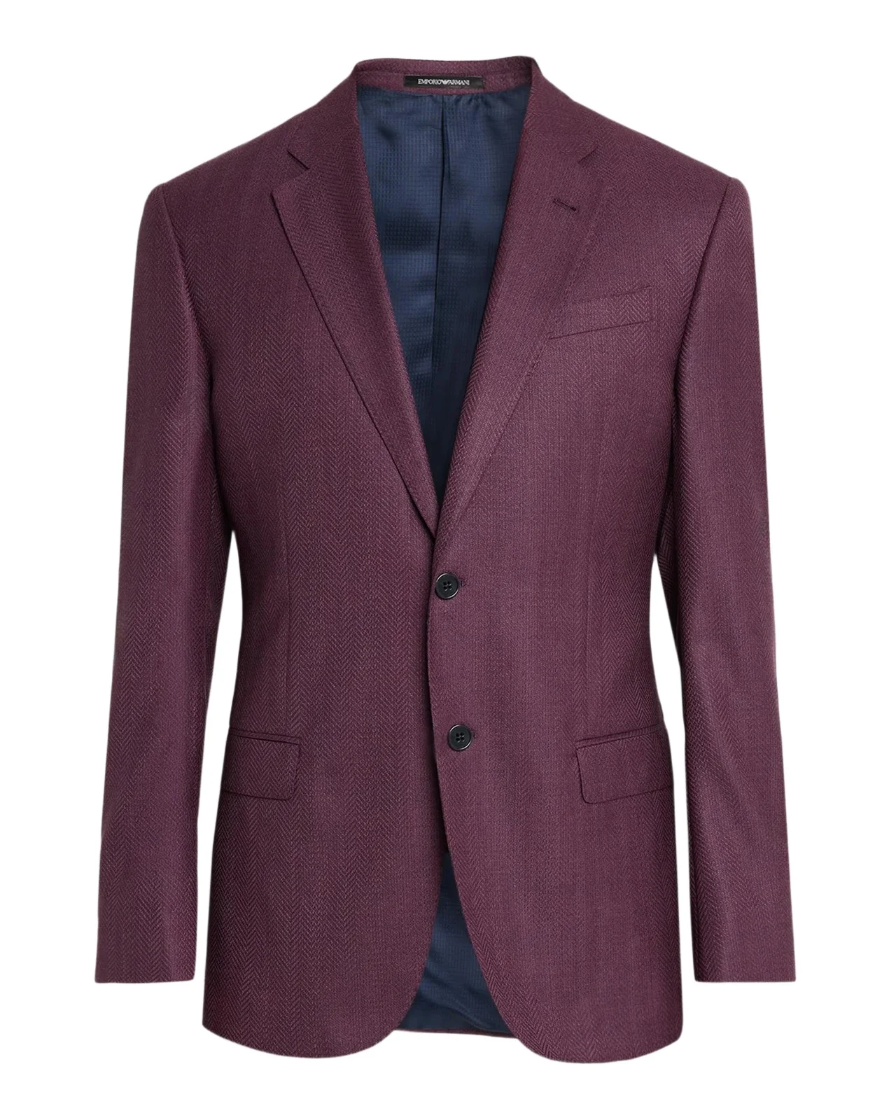 Emporio Armani Men's G-Line Wool Slim Herringbone Sport Coat