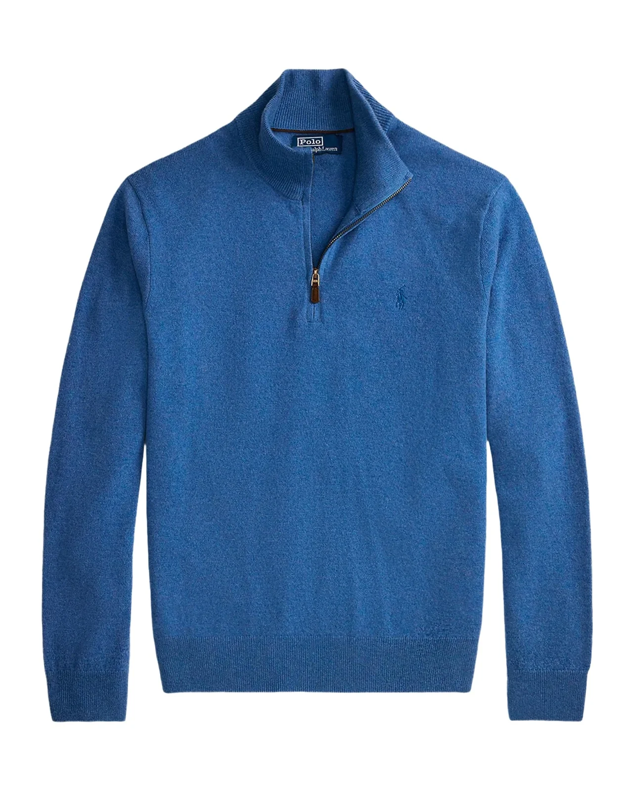 Men's Logo Wool Quarter-Zip Sweater Men's Logo Wool Quarter-Zip Sweater