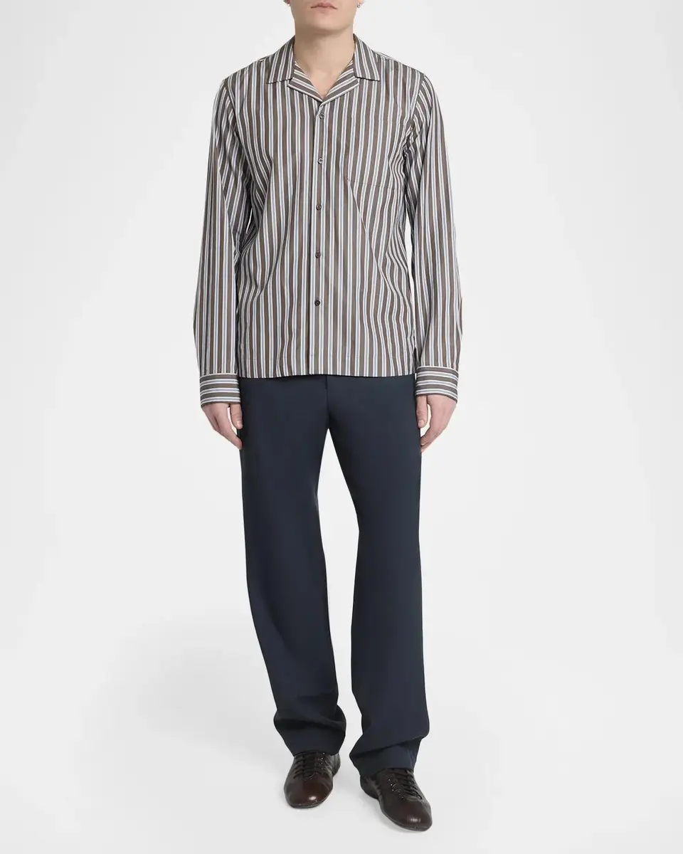 Dries Van Noten Carlty Striped Cotton Shirt | Thumbnail 2 Dries Van Noten Carlty Striped Cotton Shirt | Thumbnail 2