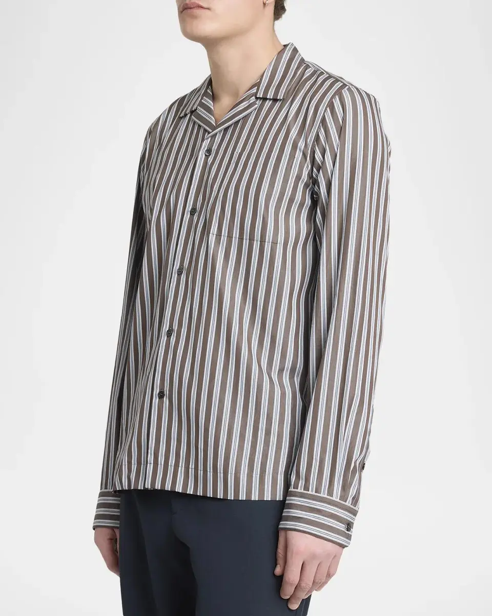 Dries Van Noten Carlty Striped Cotton Shirt | Thumbnail 4 Dries Van Noten Carlty Striped Cotton Shirt | Thumbnail 4
