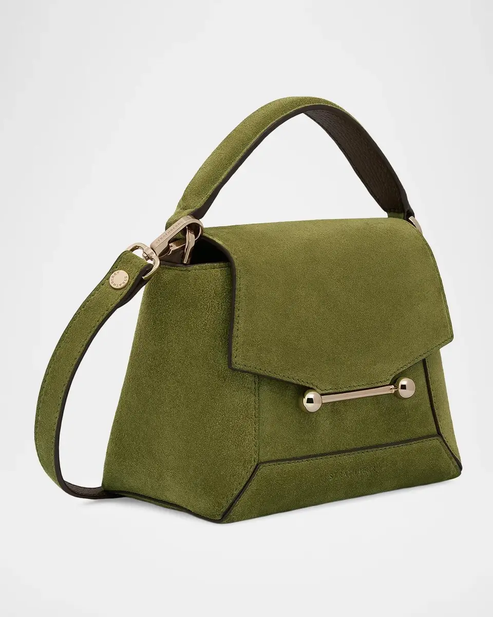 Strathberry Mosaic Nano Suede Crossbody Bag | Thumbnail 3 Strathberry Mosaic Nano Suede Crossbody Bag | Thumbnail 3