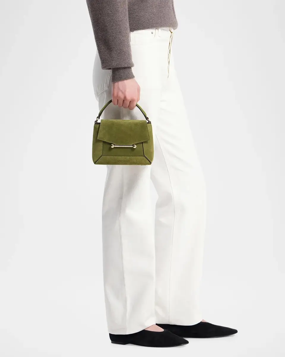 Strathberry Mosaic Nano Suede Crossbody Bag | Thumbnail 8 Strathberry Mosaic Nano Suede Crossbody Bag | Thumbnail 8