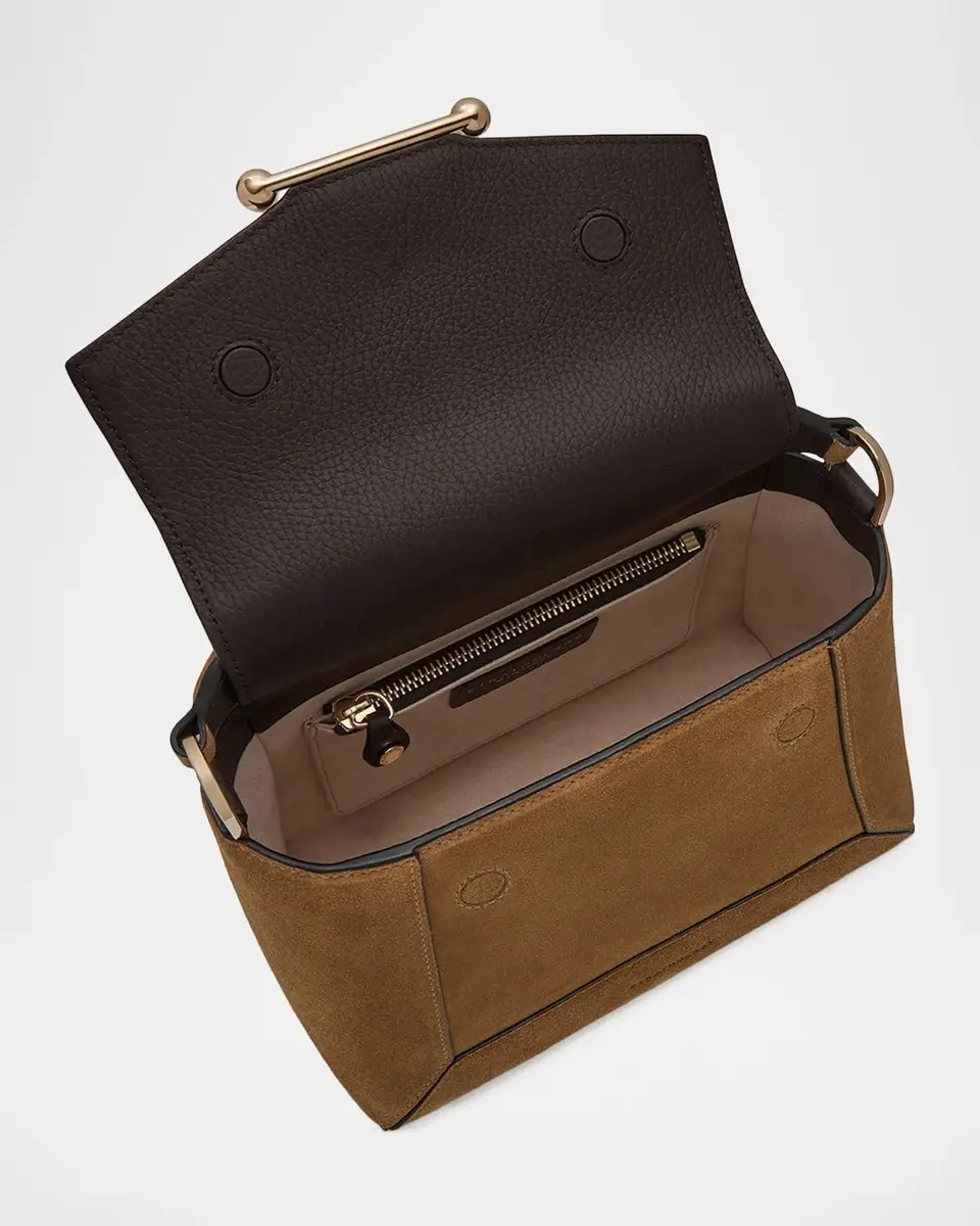 Strathberry Mosaic Suede Top-Handle Bag | Thumbnail 4 Strathberry Mosaic Suede Top-Handle Bag | Thumbnail 4