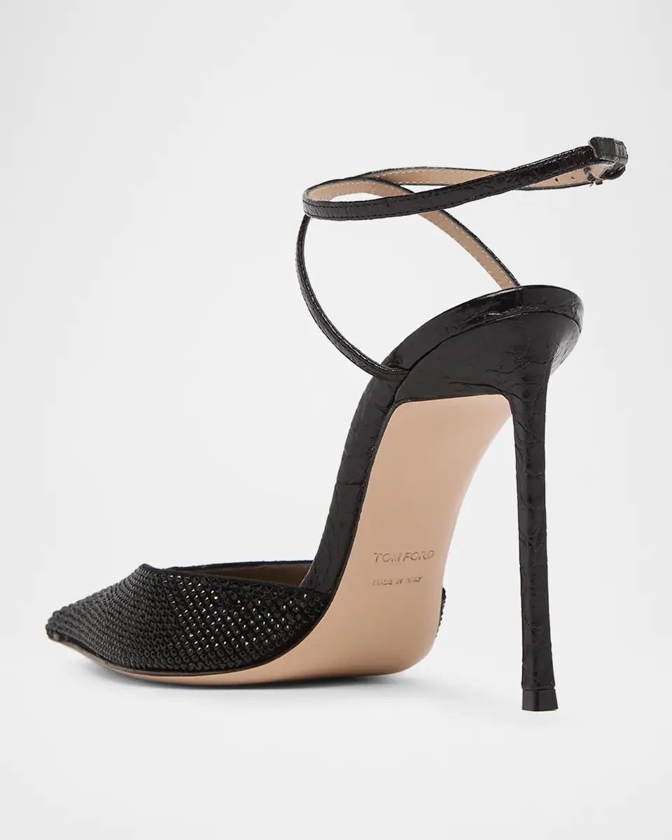 Tom Ford Selen 105MM Embellished Leather Pumps | Thumbnail 2 Tom Ford Selen 105MM Embellished Leather Pumps | Thumbnail 2