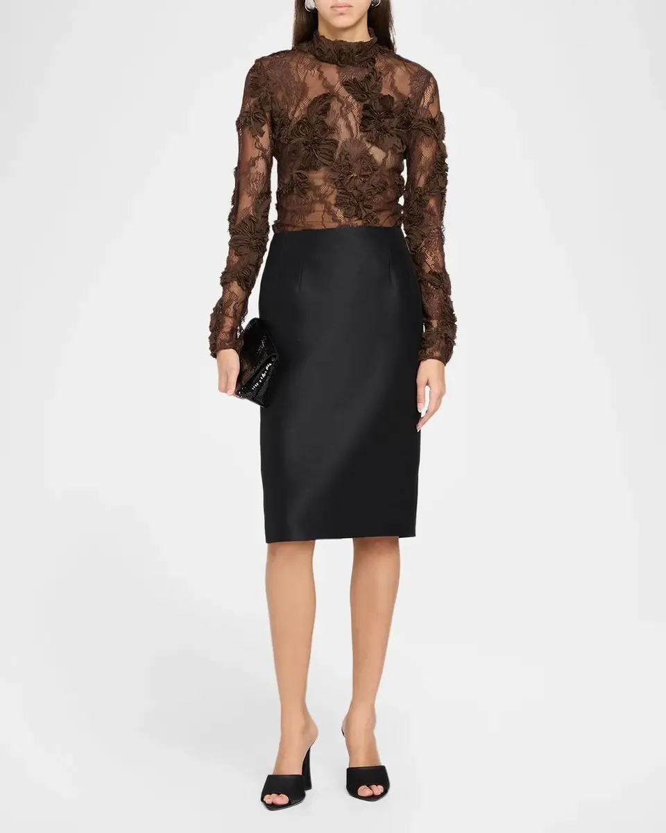 Aknvas Freja Floral Lace High-Neck Top | Thumbnail 2 Aknvas Freja Floral Lace High-Neck Top | Thumbnail 2