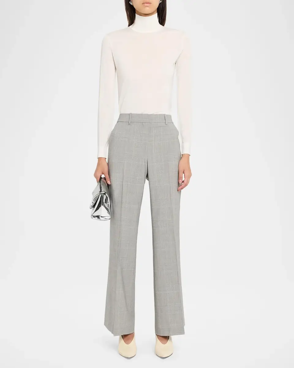 Theory Fluid Flare High-Rise Pants | Thumbnail 2 Theory Fluid Flare High-Rise Pants | Thumbnail 2