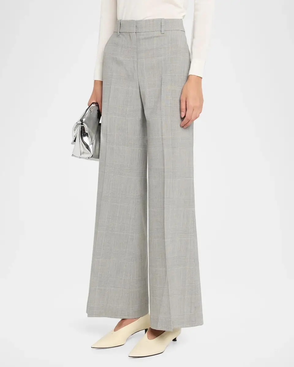 Theory Fluid Flare High-Rise Pants | Thumbnail 4 Theory Fluid Flare High-Rise Pants | Thumbnail 4