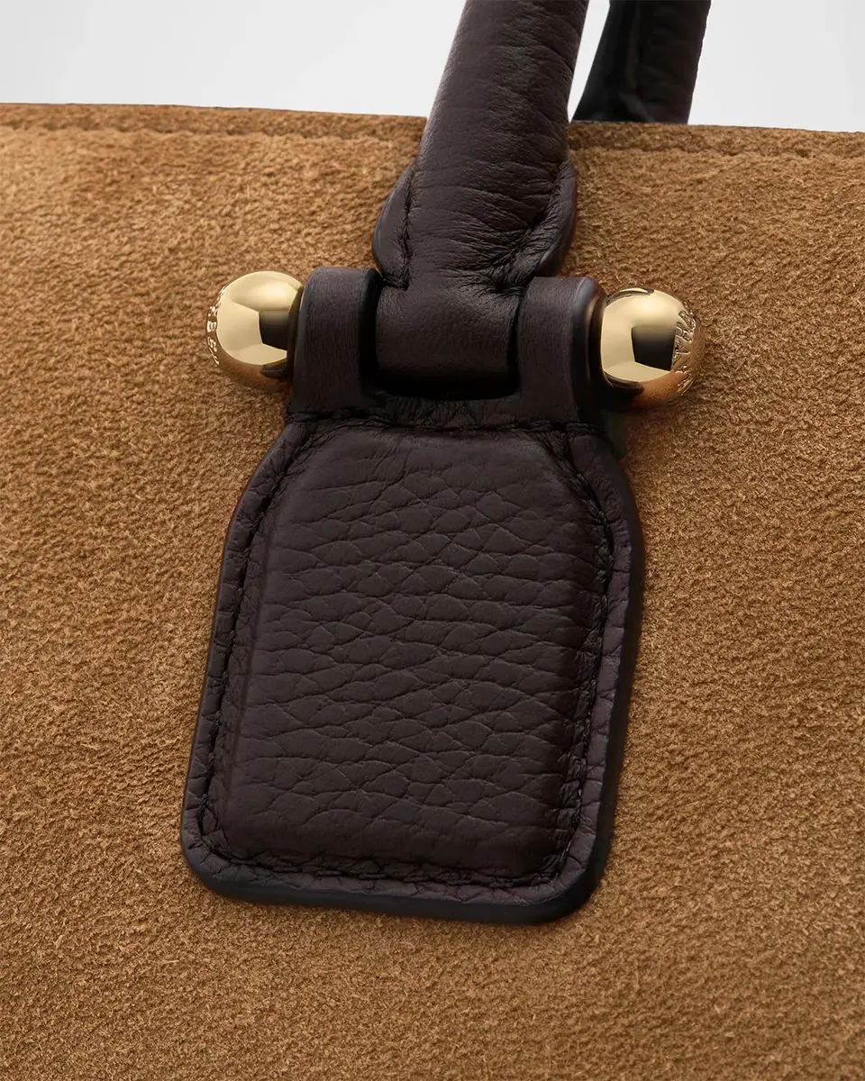 Strathberry Georgia Suede Maxi Shoulder Bag | Thumbnail 5 Strathberry Georgia Suede Maxi Shoulder Bag | Thumbnail 5