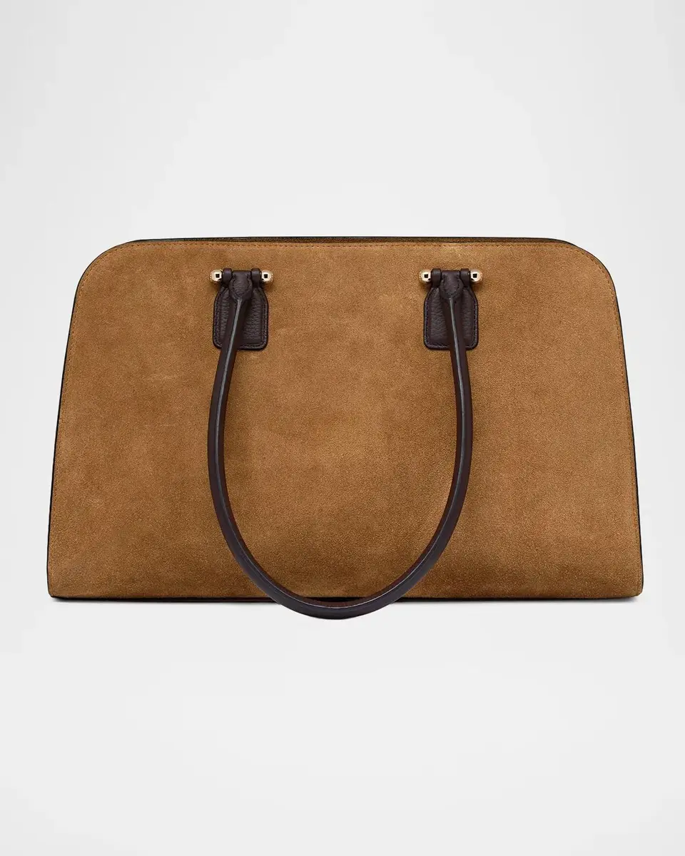 Strathberry Georgia Suede Maxi Shoulder Bag | Thumbnail 6 Strathberry Georgia Suede Maxi Shoulder Bag | Thumbnail 6