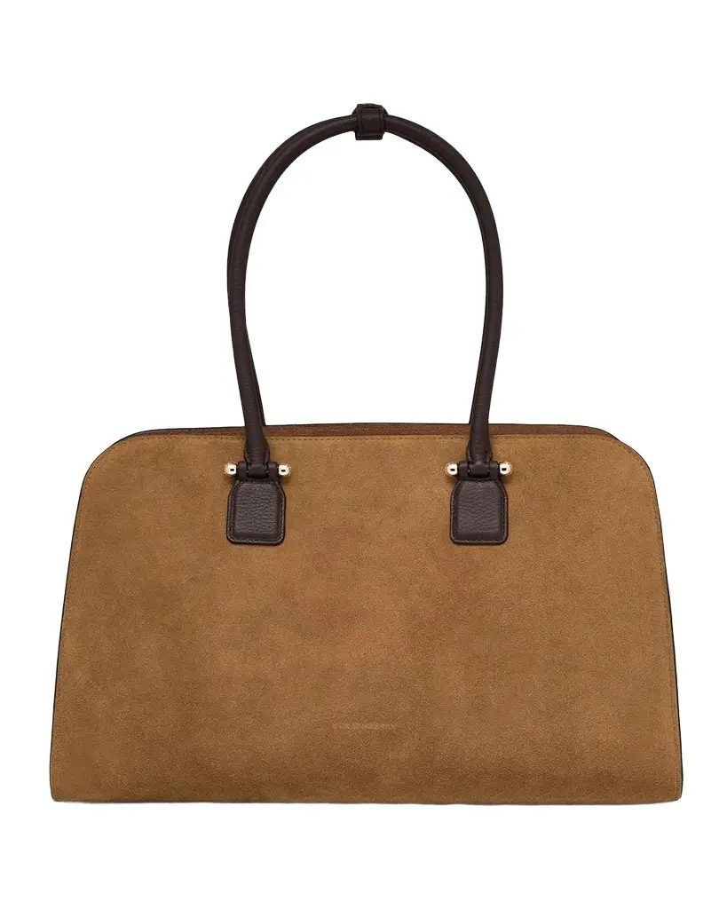 Strathberry Georgia Suede Maxi Shoulder Bag
