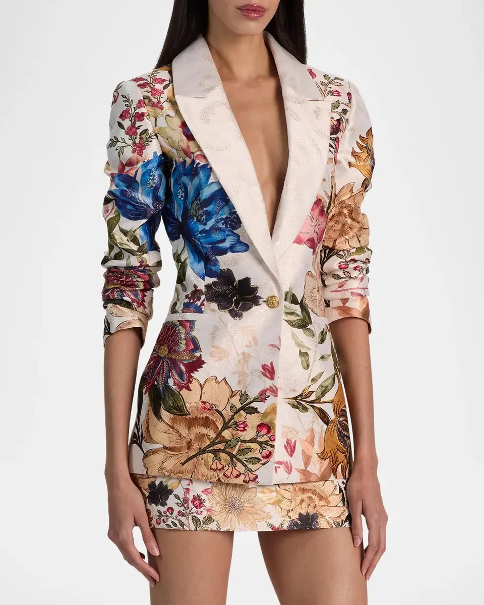 Alice + Olivia Denny Slim Boyfriend Blazer | Thumbnail 4 Alice + Olivia Denny Slim Boyfriend Blazer | Thumbnail 4
