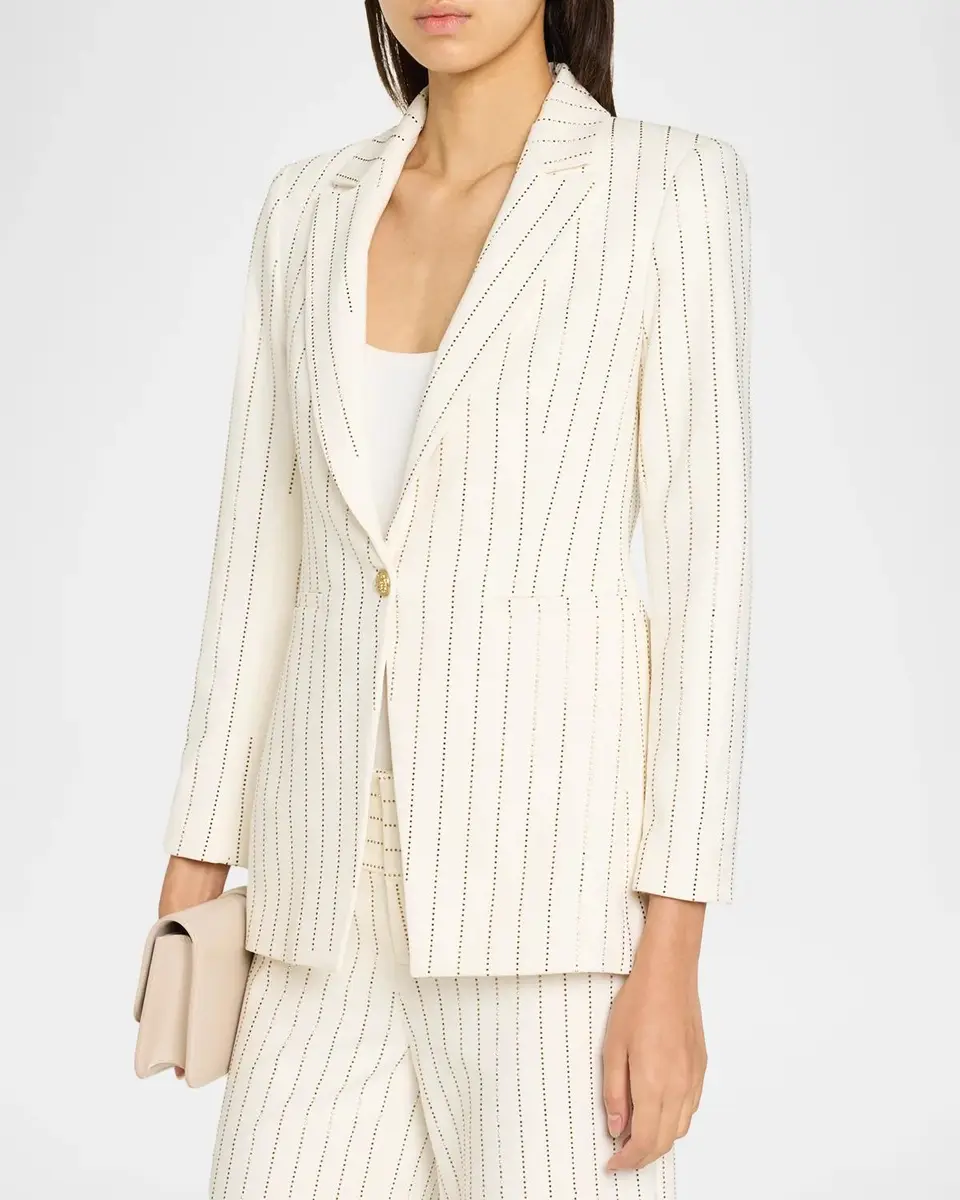 Alice + Olivia Breann Embellished Fitted Blazer | Thumbnail 4 Alice + Olivia Breann Embellished Fitted Blazer | Thumbnail 4