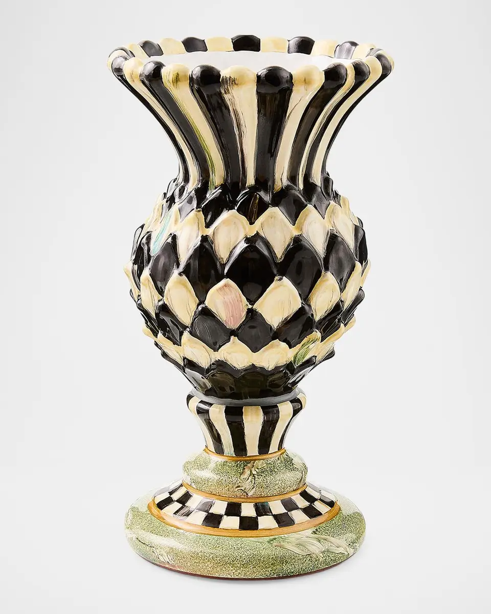 MacKenzie-Childs Cheltenham Thistle Ceramic Urn | Thumbnail 2 MacKenzie-Childs Cheltenham Thistle Ceramic Urn | Thumbnail 2