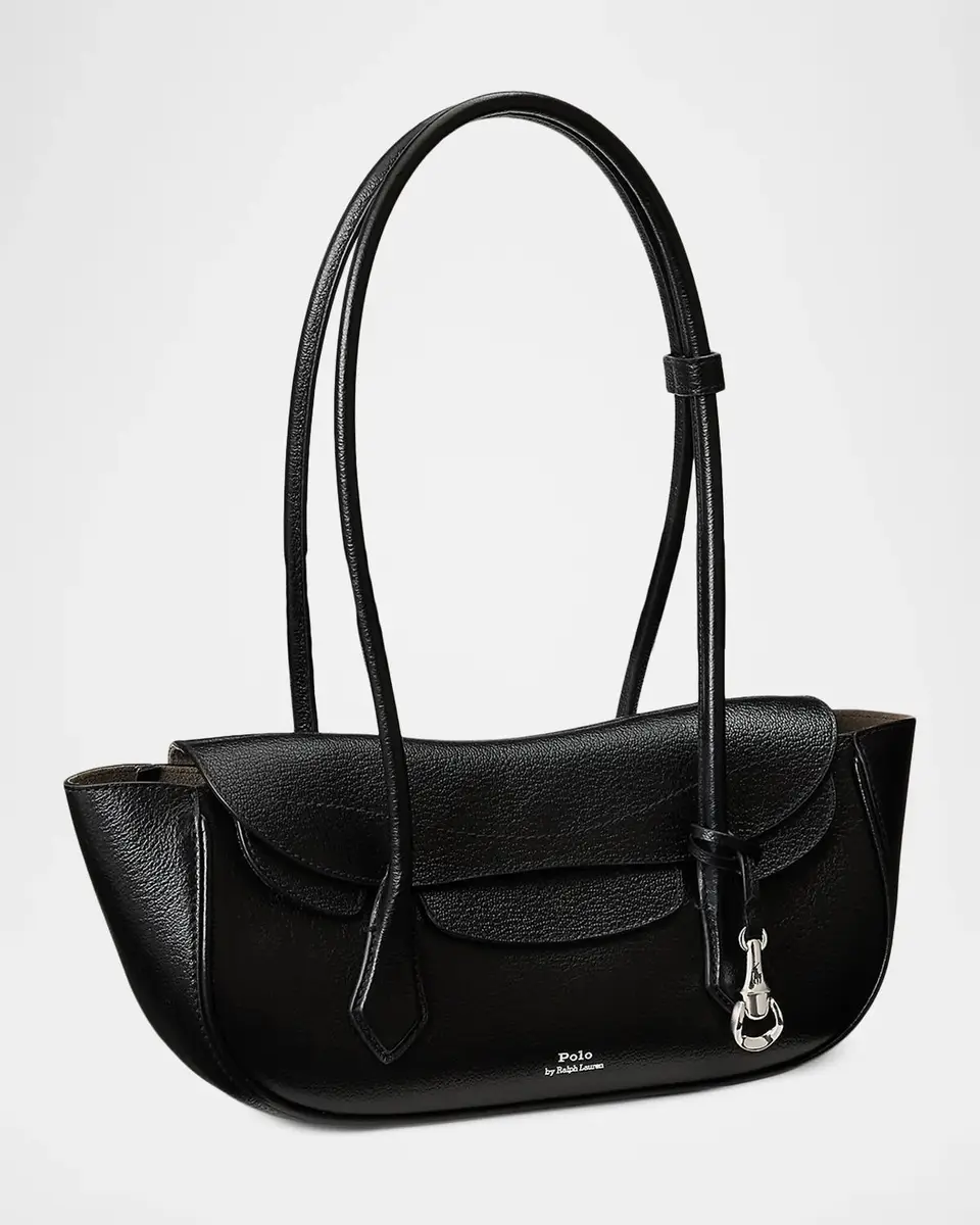 Polo Ralph Lauren Polo Blaze Grain Leather Shoulder Bag | Thumbnail 3 Polo Ralph Lauren Polo Blaze Grain Leather Shoulder Bag | Thumbnail 3