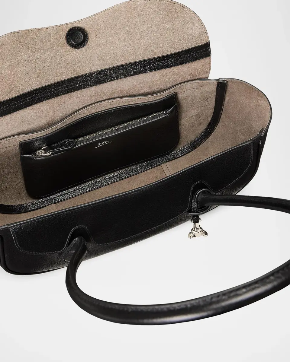 Polo Ralph Lauren Polo Blaze Grain Leather Shoulder Bag | Thumbnail 4 Polo Ralph Lauren Polo Blaze Grain Leather Shoulder Bag | Thumbnail 4