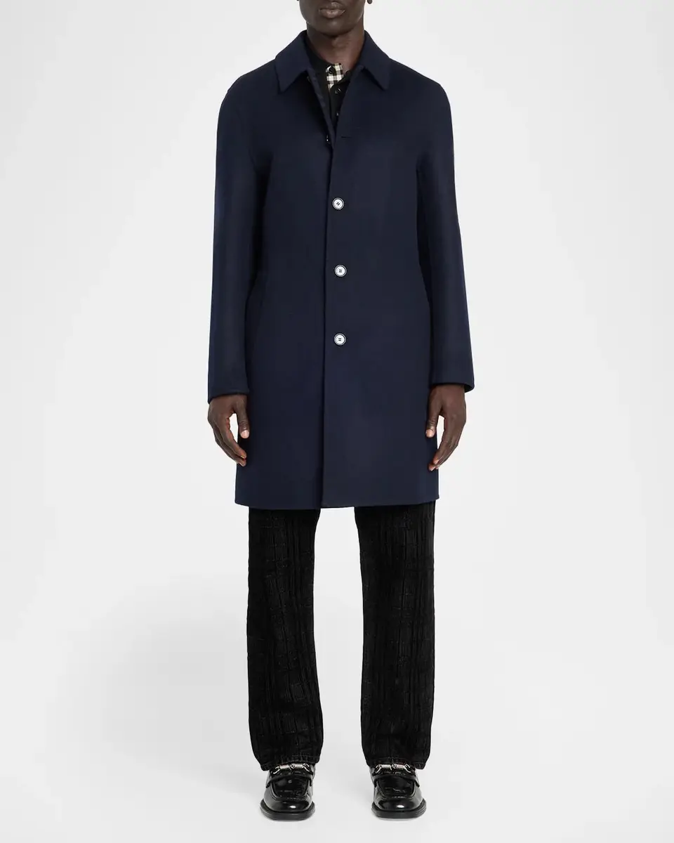 Burberry Men's Worthing Wool-Blend Car Coat | Thumbnail 2 Burberry Men's Worthing Wool-Blend Car Coat | Thumbnail 2