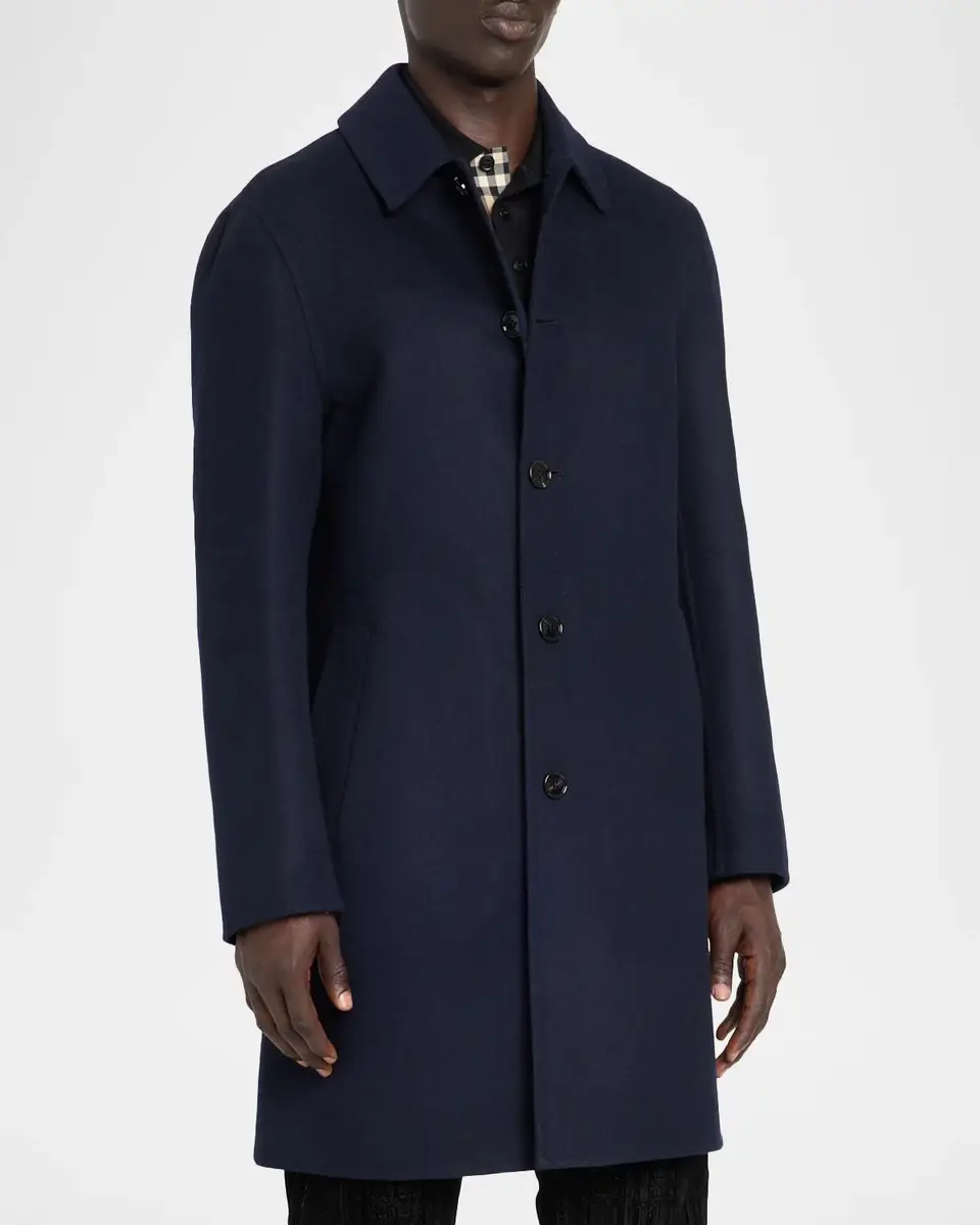 Burberry Men's Worthing Wool-Blend Car Coat | Thumbnail 4 Burberry Men's Worthing Wool-Blend Car Coat | Thumbnail 4