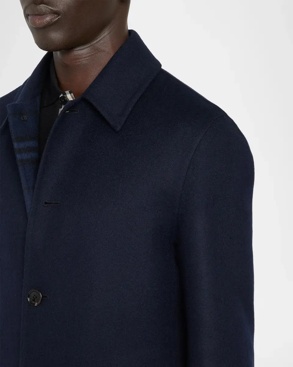 Burberry Men's Worthing Wool-Blend Car Coat | Thumbnail 5 Burberry Men's Worthing Wool-Blend Car Coat | Thumbnail 5