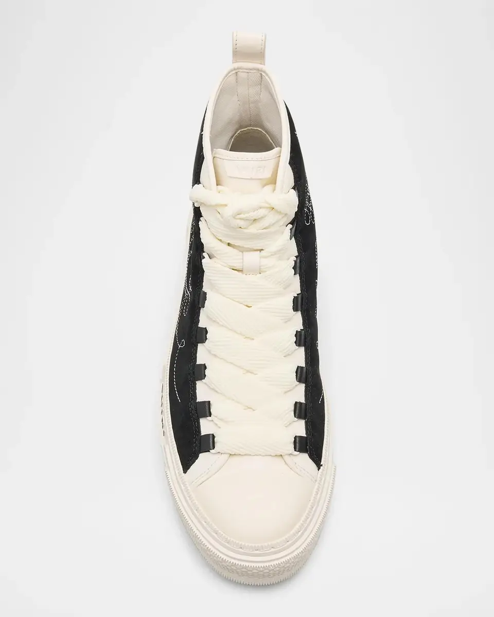 AMIRI Men's Leather Western MA Court Sneakers | Thumbnail 4 AMIRI Men's Leather Western MA Court Sneakers | Thumbnail 4