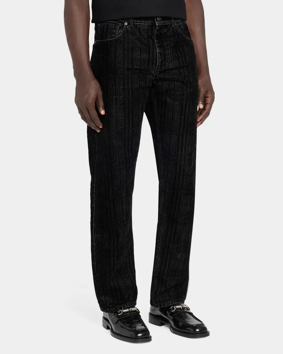 Burberry Danny Check Straight-Leg Jeans | Thumbnail 4 Burberry Danny Check Straight-Leg Jeans | Thumbnail 4