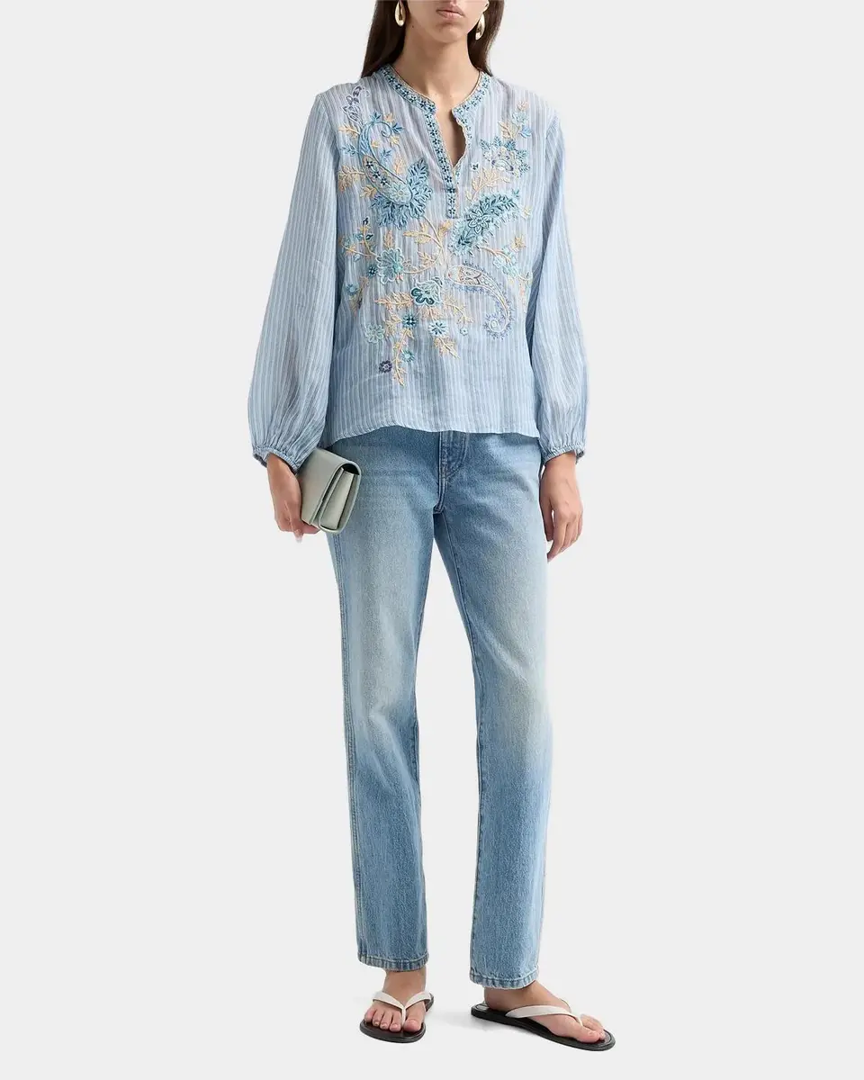 Johnny Was Lyora Relaxed Swing Tunic Blouse | Thumbnail 2 Johnny Was Lyora Relaxed Swing Tunic Blouse | Thumbnail 2