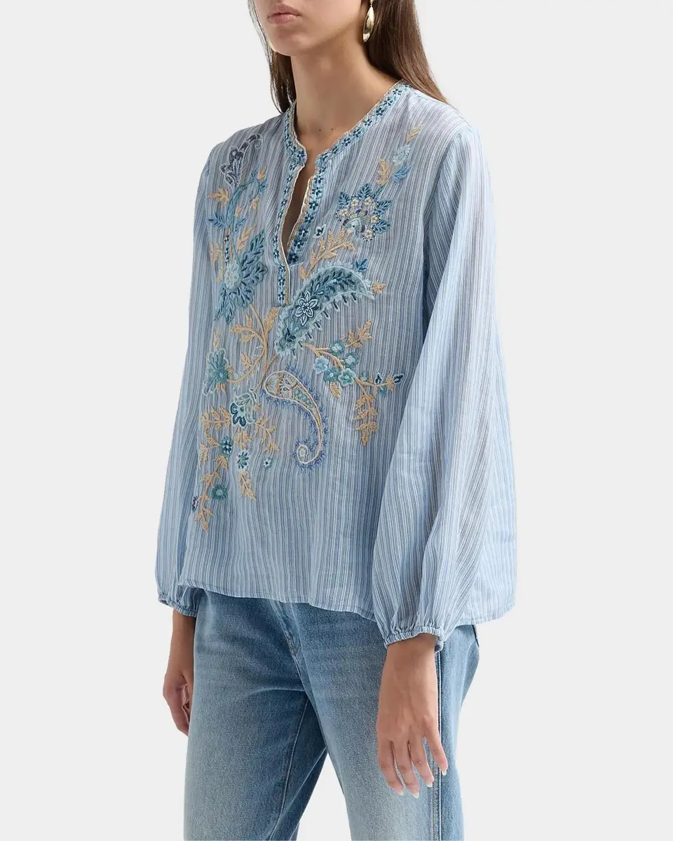 Johnny Was Lyora Relaxed Swing Tunic Blouse | Thumbnail 4 Johnny Was Lyora Relaxed Swing Tunic Blouse | Thumbnail 4