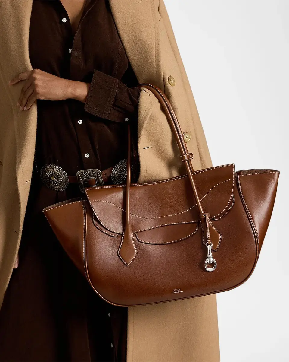 Polo Ralph Lauren Polo Blaze Shiny Tumbled Leather Shoulder Bag | Thumbnail 2 Polo Ralph Lauren Polo Blaze Shiny Tumbled Leather Shoulder Bag | Thumbnail 2