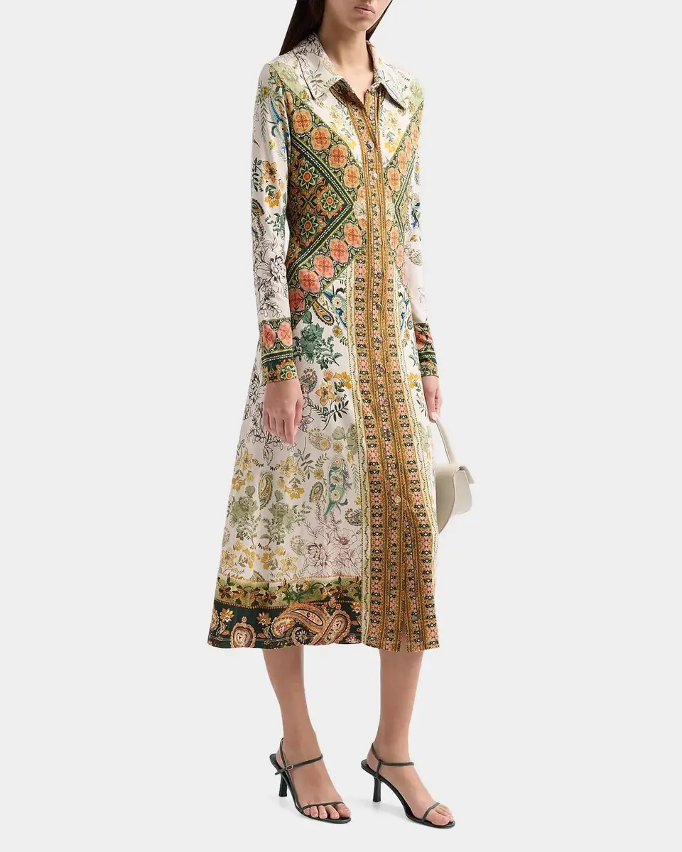 Johnny Was The Janie Favorite Solana Printed Midi Shirtdress | Thumbnail 4 Johnny Was The Janie Favorite Solana Printed Midi Shirtdress | Thumbnail 4