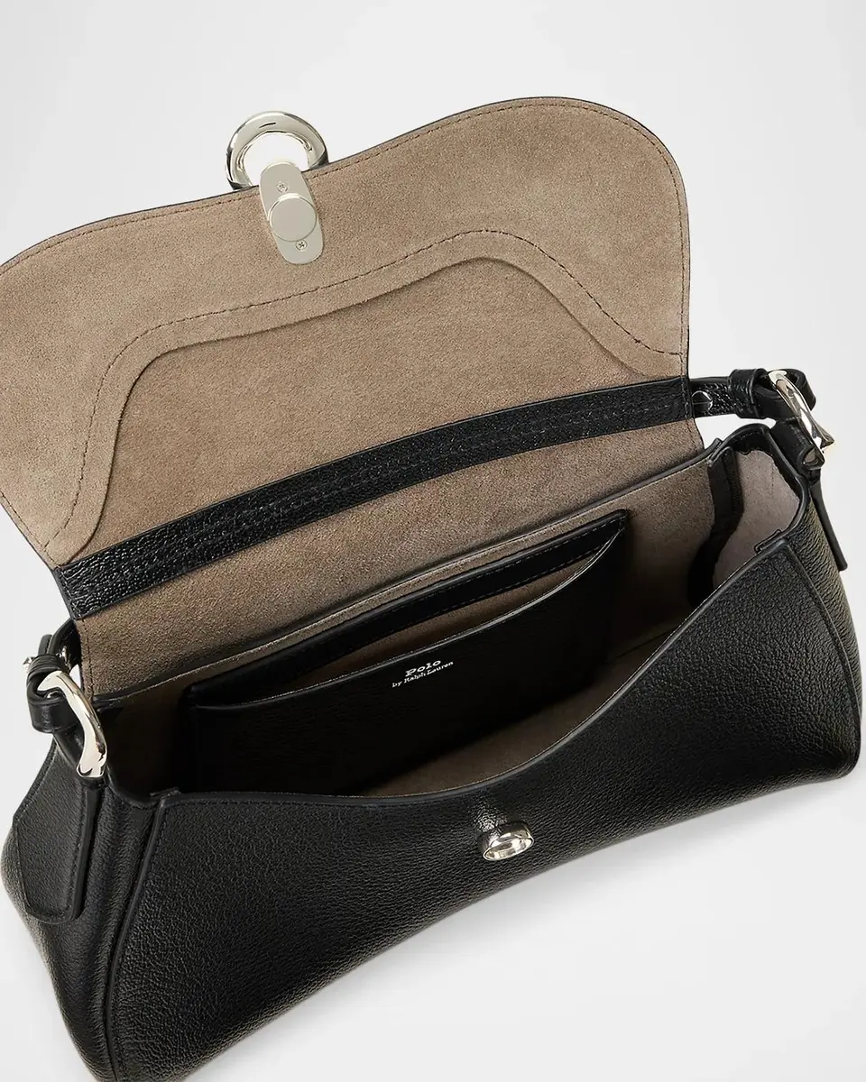 Polo Ralph Lauren Polo Blaze Grain Leather Crossbody Bag | Thumbnail 4 Polo Ralph Lauren Polo Blaze Grain Leather Crossbody Bag | Thumbnail 4
