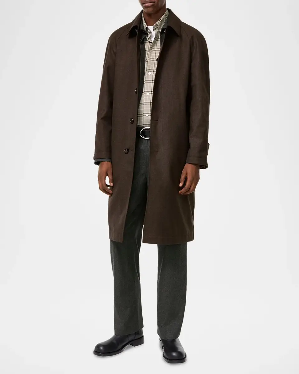 Burberry Men's Reversible Wool Car Coat | Thumbnail 2 Burberry Men's Reversible Wool Car Coat | Thumbnail 2