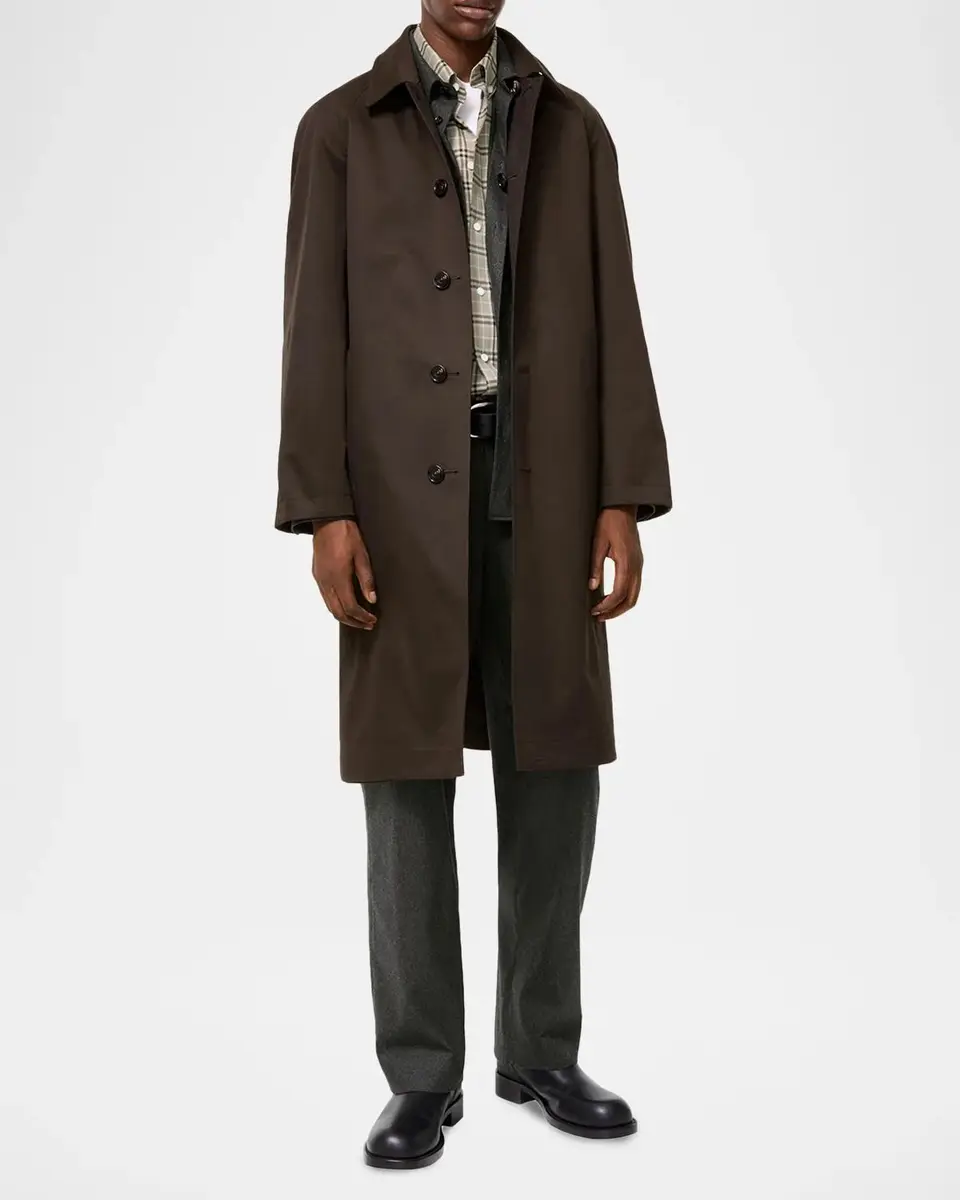 Burberry Men's Reversible Wool Car Coat | Thumbnail 4 Burberry Men's Reversible Wool Car Coat | Thumbnail 4