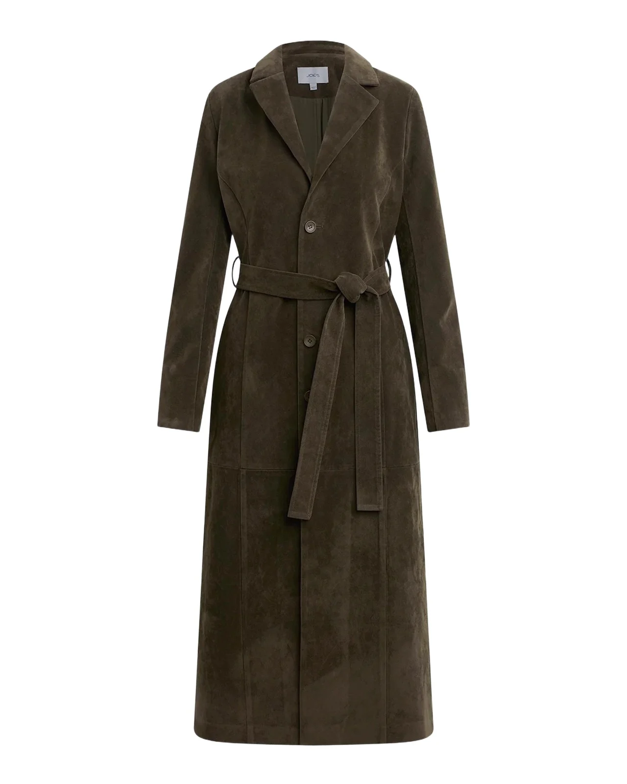 The Faux-Suede Long Coat The Faux-Suede Long Coat