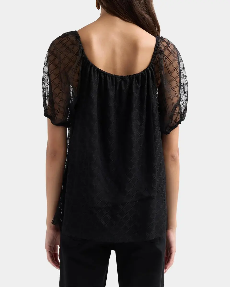 Johnny Was Amarrah Mesh Blouse | Thumbnail 3 Johnny Was Amarrah Mesh Blouse | Thumbnail 3