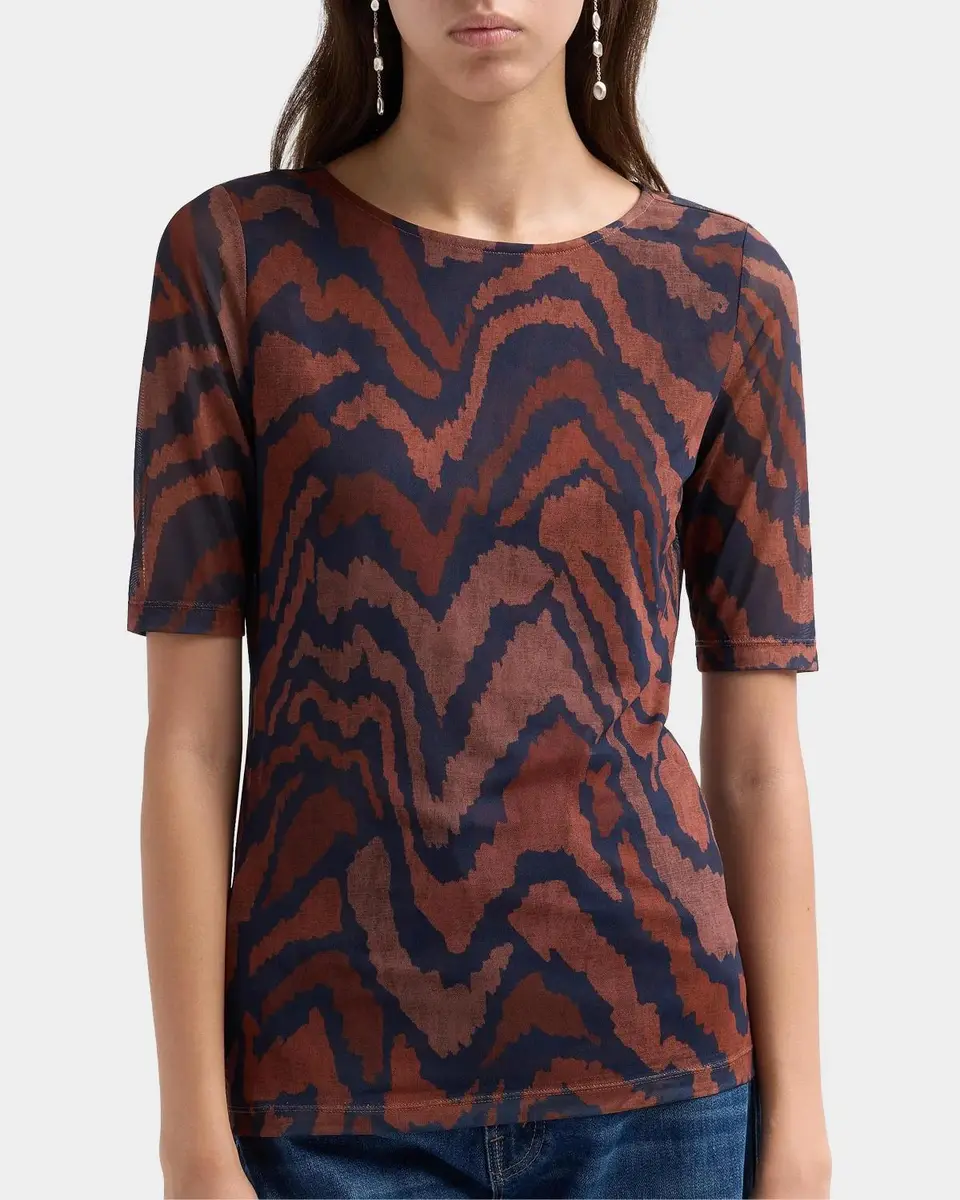 Johnny Was Abstract-Print Mesh Top | Thumbnail 5